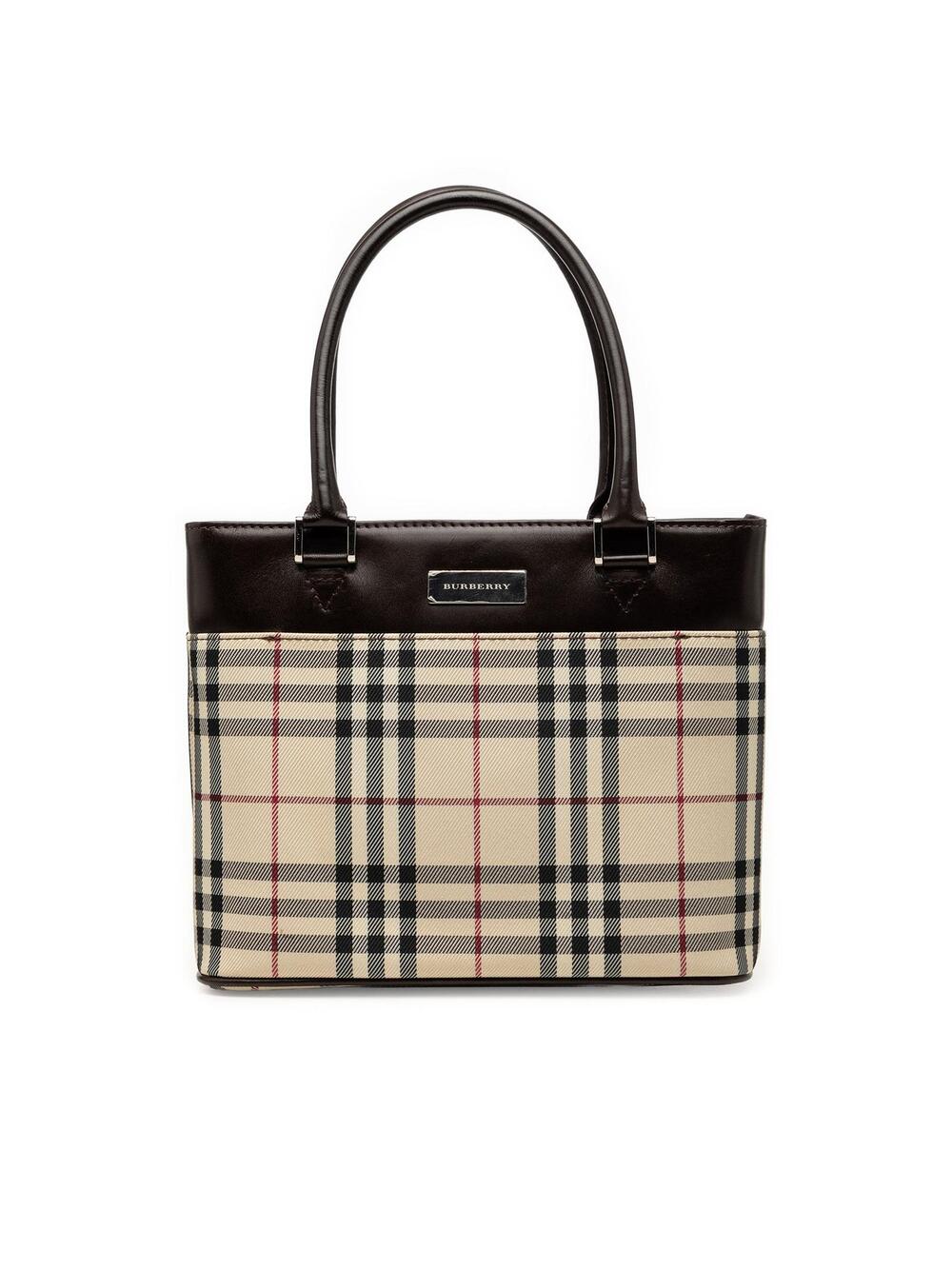 Burberry House Check Canvas Handbag #282768B44B